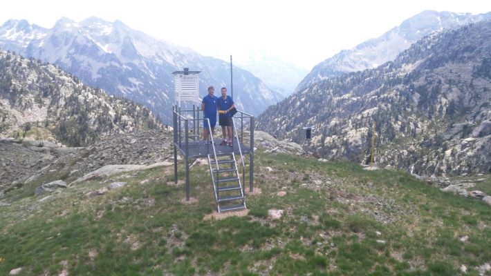 Técnicos de la Fundación Hidrógeno Aragón visitan el refugio de Bachimaña