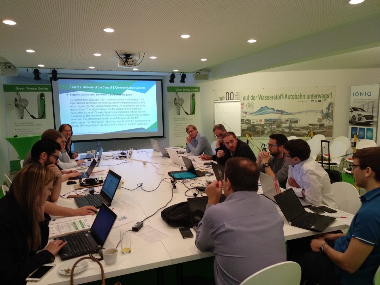 La Fundación Hidrógeno Aragón, junto a los socios del proyecto europeo DEMO4GRID, participa en la tercera reunión de consorcio en Innsbruck (Austria)