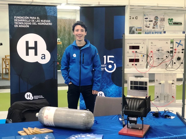 La Fundación Hidrógeno Aragón participa en la XVI Feria de Ejea