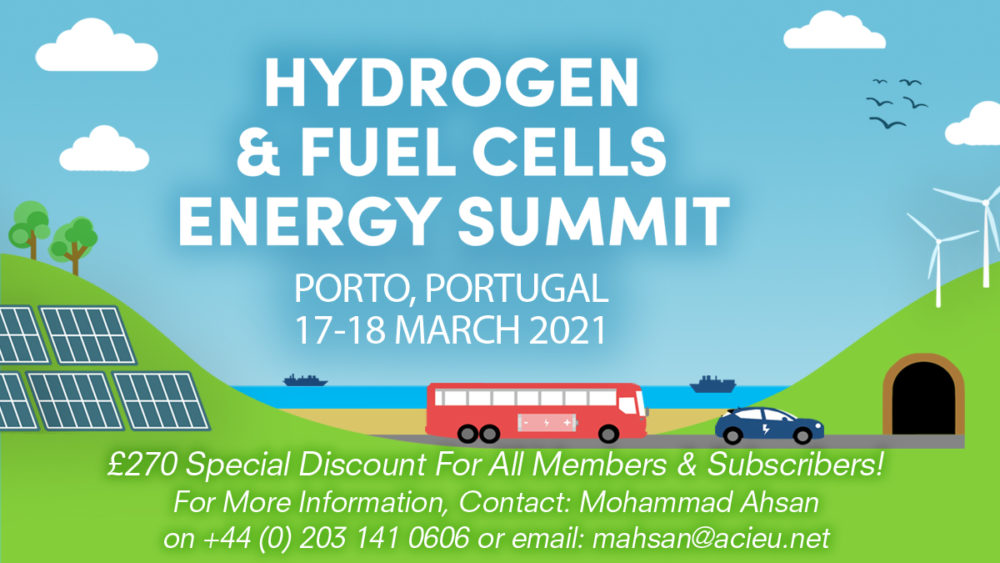 Hydrogen and Fuel Cells Energy Summit – Porto, a meeting with the future of the hydrogen of hydrogen.