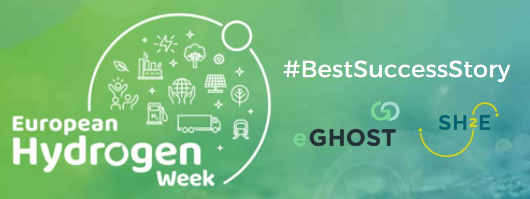 eGHOST, SH2E and HyTechCycling win ‘Hydrogen Week’ Award for Best Success Story