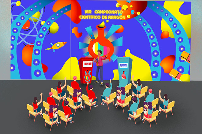 Collaborating with the 1st Scientific Championship of Aragon that science to the youngest