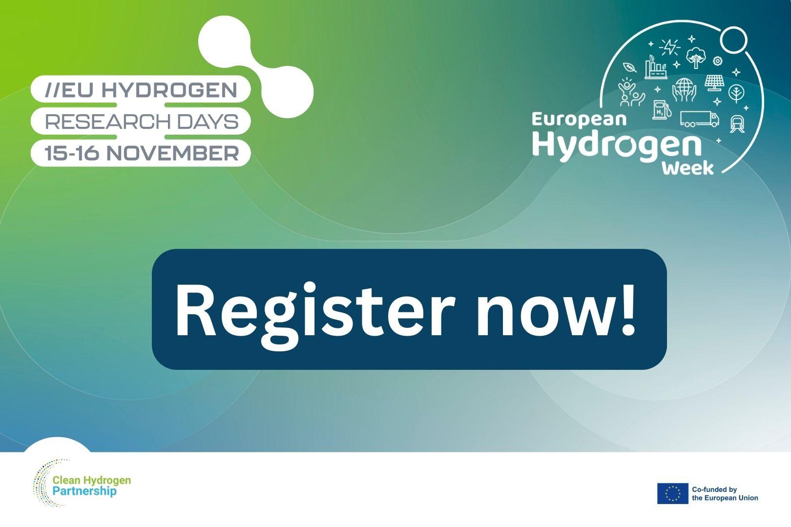 European Hydrogen Valleys at EU Hydrogen Research Days 2023