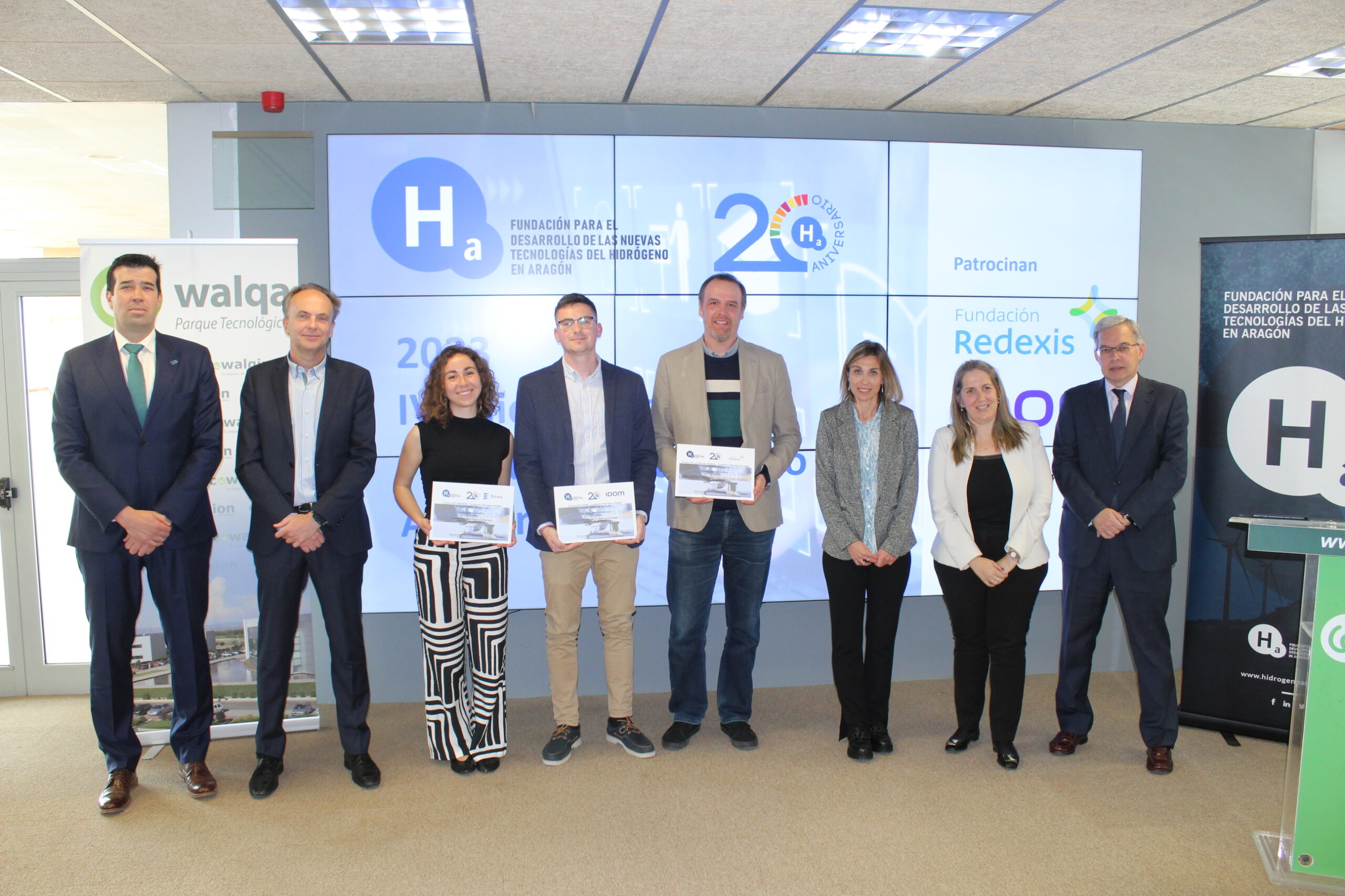 Rafael Ortiz, Pablo Bañares and Paula Isla win the IV Aragon Hydrogen Foundation Awards