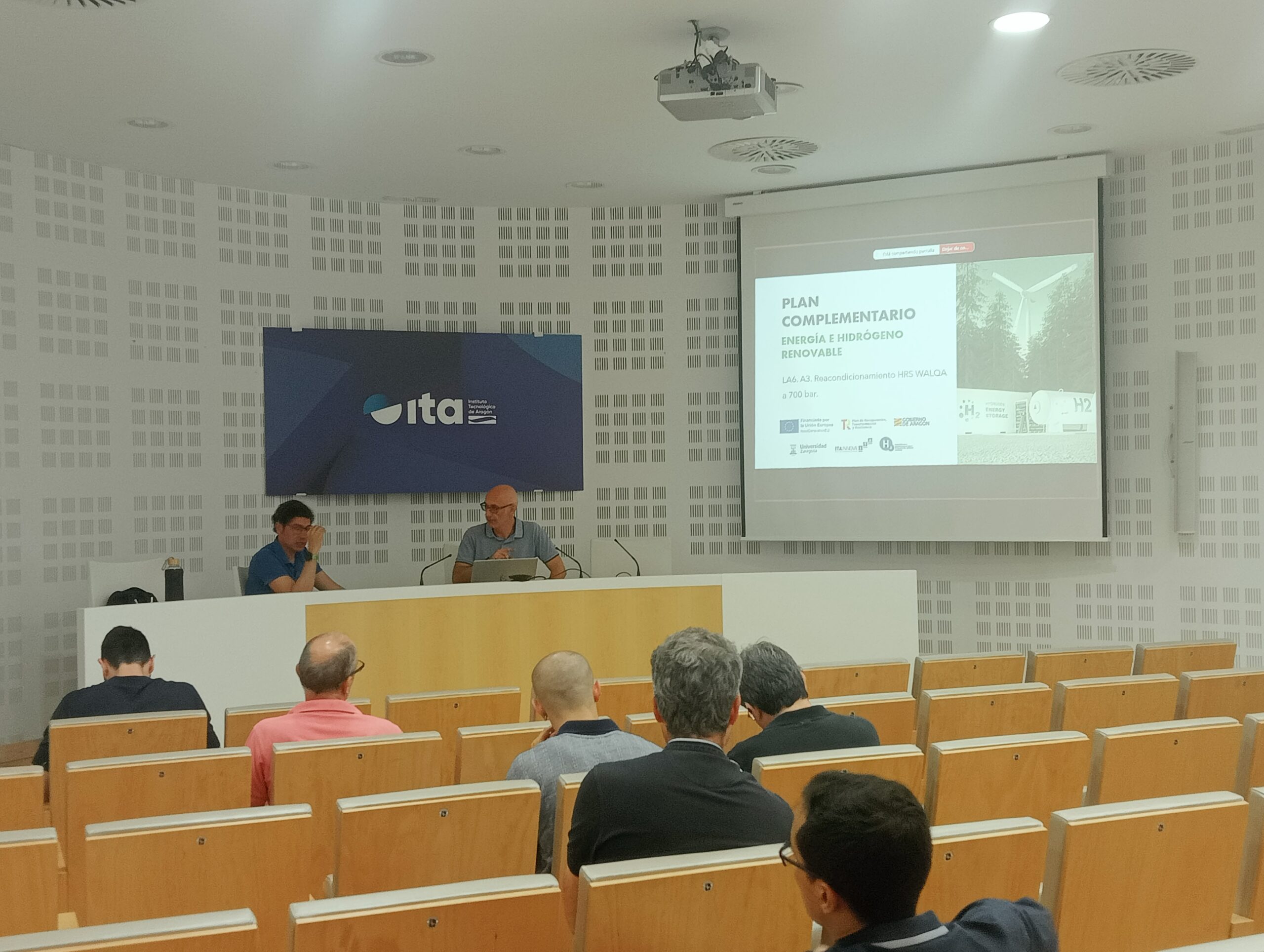 We are making good progress in the Aragon Hydrogen Complementary Plan.