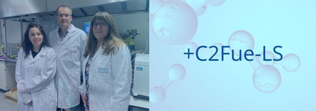 Investigadores de FHA y INMA-CSIC en laboratorio para proyecto de combustibles sintéticos hidrógeno ahorro energético