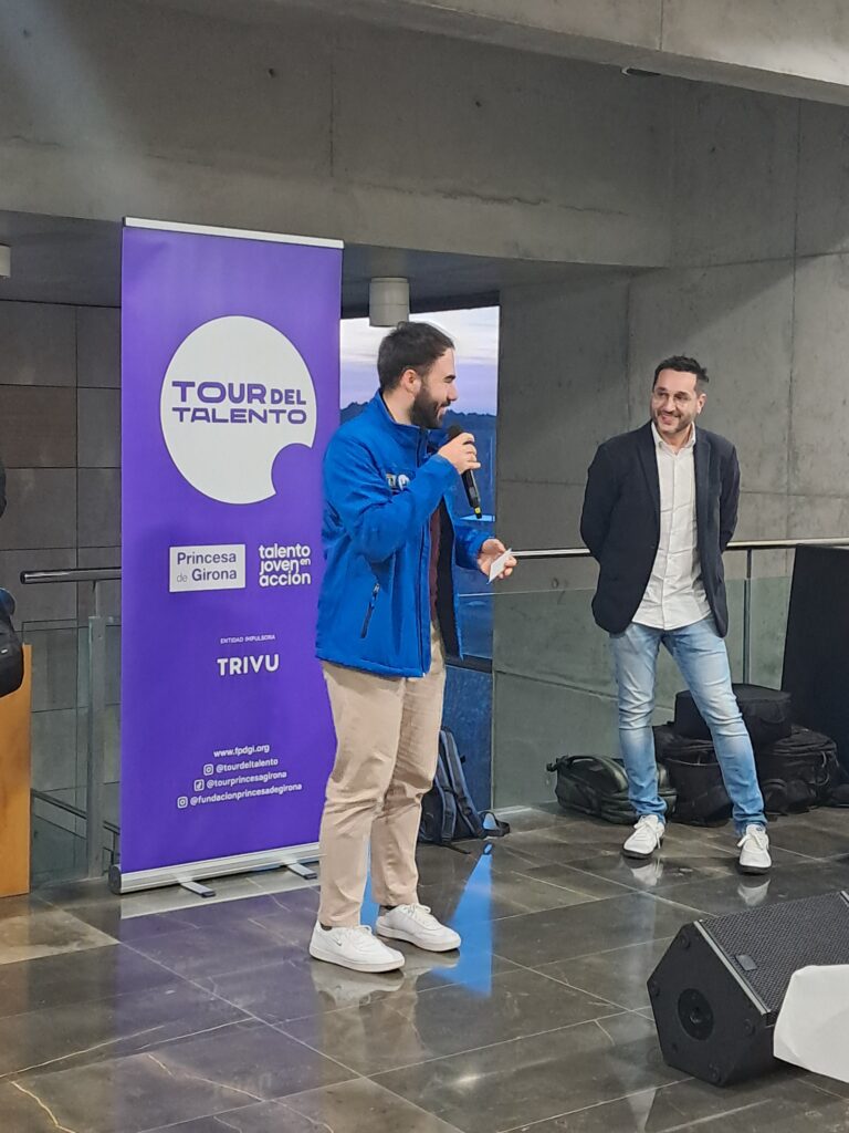 Guillermo en sesión de speed mentoring de la Fundación Hidrógeno Aragón.