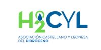 Logotipo de H2CYL, la Asociación Castellano y Leonesa del Hidrógeno, entidad colaboradora en el proyecto HY2MARKET junto a la Fundación Hidrógeno Aragón para el impulso de tecnologías de hidrógeno en España.