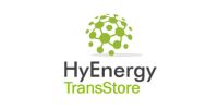 Logotipo de HyEnergy TransStore, socio tecnológico especializado en almacenamiento y logística de hidrógeno renovable en el consorcio europeo HY2MARKET, colaborador de la Fundación Hidrógeno Aragón.