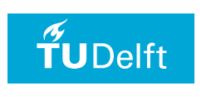 Logo de la TU Delft (Delft University of Technology), socio de investigación de vanguardia para el proyecto HyCavern de la Fundación Hidrógeno Aragón.