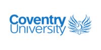 Logotipo oficial de Coventry University, socio académico del proyecto UPeM sobre emisiones de PFAS en electrolizadores y pilas de combustible - Fundación Hidrógeno Aragón.