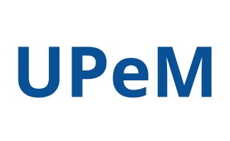 Logotipo oficial del proyecto UPeM: Medición de emisiones de PFAS en electrolizadores y pilas de combustible - Fundación Hidrógeno Aragón.