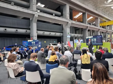 Sesión técnica de la Fundación Hidrógeno Aragón con Enagás Renovable e IBIL en el encuentro Green Gas Mobility.