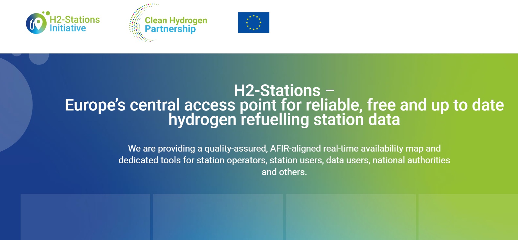 Fundación Hidrógeno Aragón en el mapa europeo H2-Stations Mapa oficial de la red europea H2-Stations destacando la ubicación de la Fundación Hidrógeno Aragón como nodo estratégico.